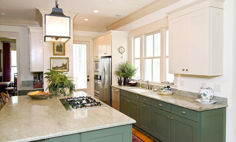 Remodeled kitchen