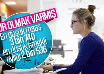 Memur ve emeklilerin zamlı maaşları
