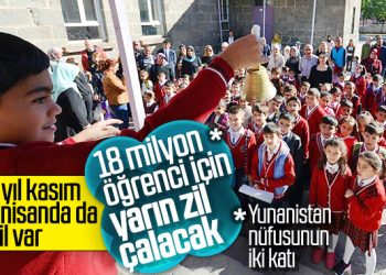 2019-2020 eğitim öğretim yılı yarın başlıyor