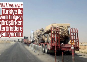 ABD’den YPG’li teröristlere yeni sevkiyat