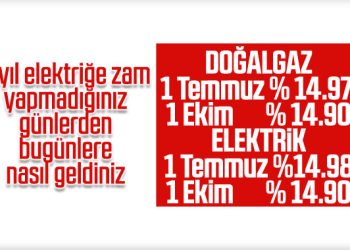 Doğalgaz ve elektriğe art arda zamlar
