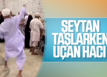 Hacılar şeytan taşladı