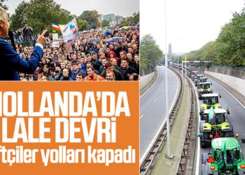 Hollanda’da çiftçi protestoları hayatı felç etti