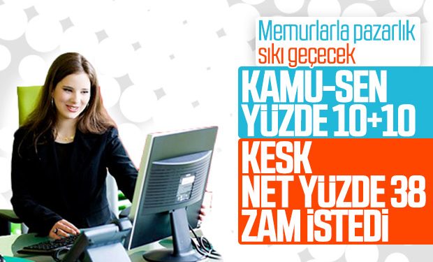 Memurlar, talep ettikleri zammı açıkladı