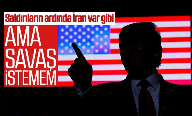 Trump: Saldırıların arkasında İran var gibi