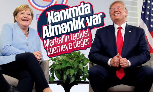 Trump’ın sözleri Merkel’i güldürdü