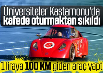 Üniversiteliler otomobilleriyle TÜBİTAK yarışmasına hazır