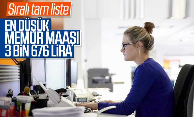 Zam sonrası memurların 2020-2021 maaşları