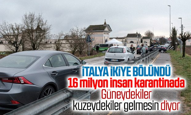İtalya’da 16 milyon insan karantina altında