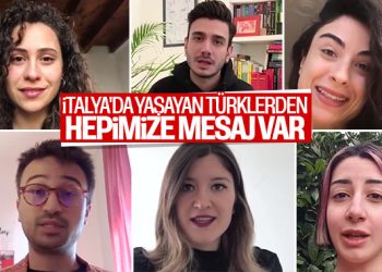 İtalya’daki Türk gençlerden ana vatana koronavirüs mesajı