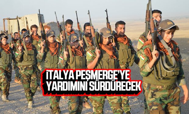 İtalya’nın peşmergeye yardımları devam edecek