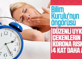 Koronavirüsten korunmak için düzenli uyku da şart