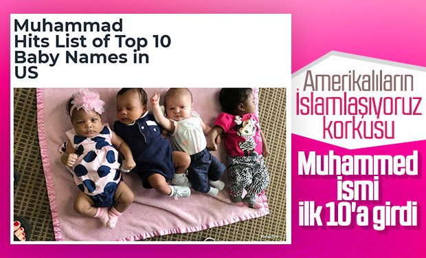 Muhammed ismi ABD’deki bebek isimlerinde ilk 10’a girdi