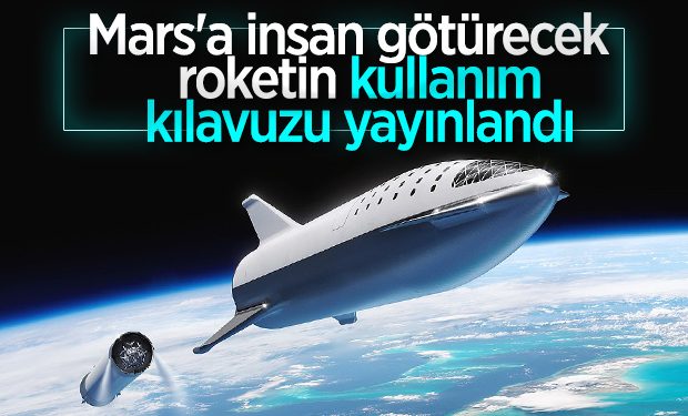 SpaceX, Starship gemisinin kullanım kılavuzunu yayınladı