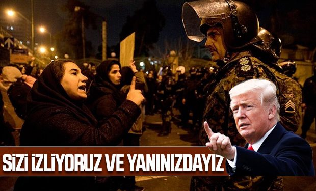Trump, İran’daki rejim karşıtlarına Farsça mesaj gönderdi